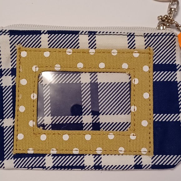 NWT Georgia Tech ID Holder Card Holder Coin Purse Key Ring - Picture 3 of 12